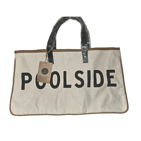 NWT! Santa Barbara Design Studio womens Beach Pool Tote Bag POOLSIDE 20x11x6 - Picture 2 of 9